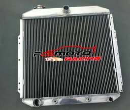 FOR FORD PICKUP F350 F250 F100 FORD Engine Aluminum radiator + fan 1953 1954 1955 1956 53 54 55 56