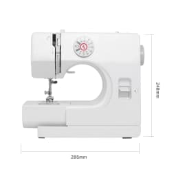 725 Household Mini Sewing Machine Electric 12 Stitches Sewing Machine with Foot Pedal Multifunctional Design UK Plug
