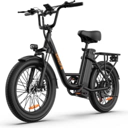 URLIFE E20 Adult Electric Bike 500W Motor 48V13AH Lithium Battery High E-bike Commuting 20*3.0Inch Tire Snow Electric Bicycle