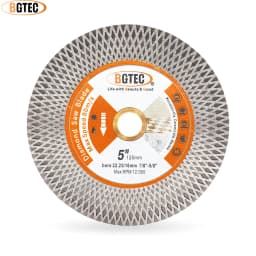BGTEC Dia125mm Diamond Saw Blade Double-sided X Mesh 1pc 5inch Tile Ceramic Marble Stone Granite Quartz Cutting Grinding Disc
