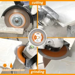 BGTEC Dia125mm Diamond Saw Blade Double-sided X Mesh 1pc 5inch Tile Ceramic Marble Stone Granite Quartz Cutting Grinding Disc