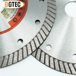 BGTEC 1pc 6inch Superthin Diamond Cutting Disc Turbo Saw Blade Ceramic Tile Granite Marble Quartz Stone 150mm Dry Cutting Plate