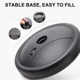Adjustable Basketball Hoop 3-Level Height Adjustable with Ball & Pump Stable Water/Sand Filled Base Easy Assembly Outdoor Sports Toy for Kids Boys Girls