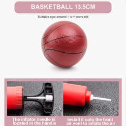 Adjustable Basketball Hoop 3-Level Height Adjustable with Ball & Pump Stable Water/Sand Filled Base Easy Assembly Outdoor Sports Toy for Kids Boys Girls