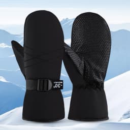 Ski Mittens Waterproof Snow Gloves Thermal Cycling Gloves Snowboard Gloves Cold Weather Gloves for Men and Women