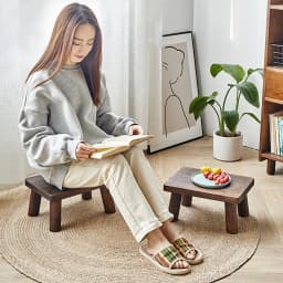 Solid Wood Low Stools Shoe Changing Stool Small Bench Shoe Squatty Potty Stool Multi Functional Ftool For Living Room Bathroom