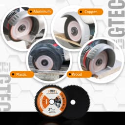 BGTEC Dia75mm 1pc Superthin Cutting Disc HSS Soft Metal Cutter Copper Pipe Aluminum Wood Mini Grinder Bore10mm Saw Blade 3inch