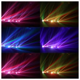 150W Bee Eye Gobo Moving Head Lights 6X12W RGBW Stage Lights DMX512 DJ Lights For Disco Party Club Bar Show