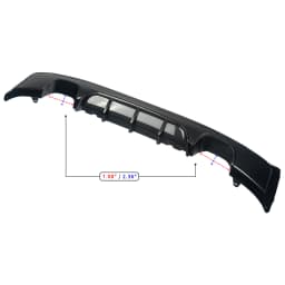 MagicKit Rear Bumper For BMW F22 Coupe M Sport M240i 2014-2020 Carbon Fiber Look Sport Rear Bumper Lip Diffuser