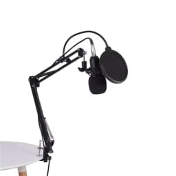 1 Set USB Condenser Microphone Live Streaming Studio Recording Gaming Kit With Mic Mount