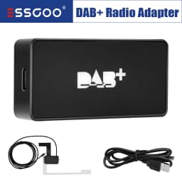 ESSGOO External DAB / DAB+ Digital Radio USB Adapter Box Receiver Digital Tuner For Android Car Stereo Radio