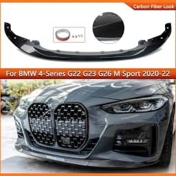 Magickit Front Bumper Splitter Lip Spoiler Protector for BMW 4 Series G22 G23 430i 440i M440i 2020 2021 2022 2023 Coupe MP Style