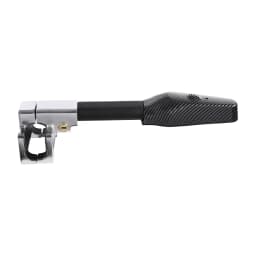 Car Steering Wheel Lock with Alarm, Key Lock, Steering Wheel Lock, 2 Keys, Suitable for Cars Vans Trucks SUVs Etc, Black