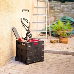 45L Truck with Foldable Pull Rod, Portable Shopping Cart, Household Grocery Cart, Small Pull Cart, Luggage Cart