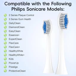 Compatible with Philips Sonicare Electric Toothbrush Replacement Toothbrush Brush Heads, Multifunctional Brush Head for Sonicare