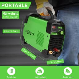 SPRIGHOLLY Plasma Cutter 50Amp 240V HF Non-Touch Pilot Arc Plasma Cutting Machine, 3/5"(16 mm) Max Cut New Upgrade CUT50L