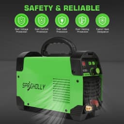 SPRIGHOLLY Plasma Cutter 50Amp 240V HF Non-Touch Pilot Arc Plasma Cutting Machine, 3/5"(16 mm) Max Cut New Upgrade CUT50L