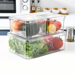 【Breeins】Set of 3 Transparent Food Storage Containers
