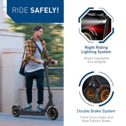 AOVOPRO Electric Scooter 500W/1000W Power Maximum Speed: 22 miles per hour Adult Model Range: 28 miles Foldable Electric Scooter