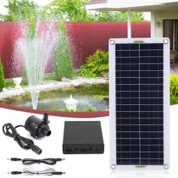 Solar Powered 18V 30W Water Sprinkler and Pump Kit for Garden Fish Tanks and Aquariums Energy Efficient and Portable