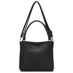 Miss Lulu Women's Handbag, Stylish Woven Detail Tote Shoulder Bag, Large Capacity Ladies Crossbody Bag with Detachable Adjustable Strap, Multi Pocket Top Handle Bag for Work Daily