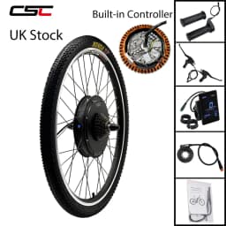 CSC UK Stock Electric Bike Conversion Kit 48V 1500W Built-in Controller Waterproof connector Hub Motor 27.5in 29in Rear Wheels