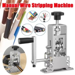 Manual Tool Pliers Wire Stripping Machine Wire 1-25MM Scrapping Copper Wire Peeler Powered/Hand Crank Dual-drive Wire Stripper
