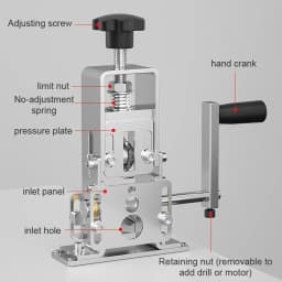 Manual Tool Pliers Wire Stripping Machine Wire 1-25MM Scrapping Copper Wire Peeler Powered/Hand Crank Dual-drive Wire Stripper