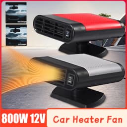 800W Car Heater 12V Electric Cooling Heating Fan Electric Heater Fan Windshield Defogging Demister Defroster Car supplies