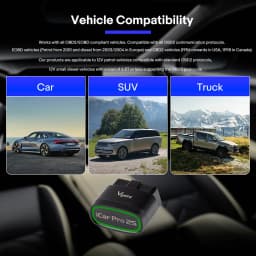 Vgate iCar Pro 2S Bluetooth Work on iOS/Android/Windows for OBD2/EOBD Vehicles
