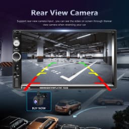 Podofo Car MP5 Player Mirror link Universal Multimedia Video Player 2 Din 7 Inch Audio Stereo BT FM RDS USB