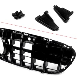 For Benz R231 SL550 SL450 Convertible GT GTR Grille Grill Gloss Black 2017-2020