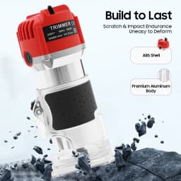 800W Woodworking Trimmer 30000RPM,Compact Electric Handheld Wood Router Carpenter Power Tool for DIY Wood Grooving Edge Trimming