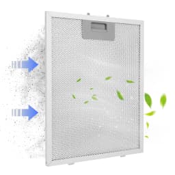2PCS Aluminum Mesh Filter Range Hood Filters 320x260mm Metal Mesh Extractor Vent Filter for Home Kitchen Range Hood Accessories