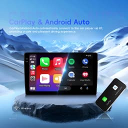 Podofo 9" 4GB+64GB Car Radio Wireless Carplay Android Auto Audio Stereo Mirror Link For Nissan NAVARA 2006-2012 GPS BT FM RDS