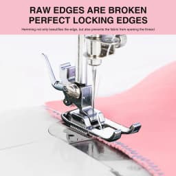 Portable Mini Electric Sewing Machine for Beginners 12 Stitches Foot Pedal Night Light Speed Control for DIY Home Sewing Mending