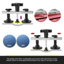 Car Dent Repair Tool Kit - Complete DIY Paintless Dent Removal Tool Set with Glue Gun & Puller Shiped from UK
