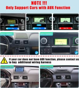 ESSGOO 9" Android 15 For Volvo XC90 2004-14 Wireless Carplay Android Auto Car Stereo Radio GPS NAVI WIFI SWC RDS USB FM BT Wifi