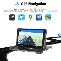 ESSGOO 9" Android 15 For Volvo XC90 2004-14 Wireless Carplay Android Auto Car Stereo Radio GPS NAVI WIFI SWC RDS USB FM BT Wifi