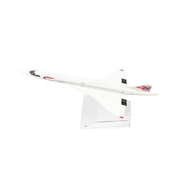Retro 1:400 Scale Airplane Model Diecast Planes 16cm British F-BVFB Concorde Model Plane With Stand Static Display Home Decora