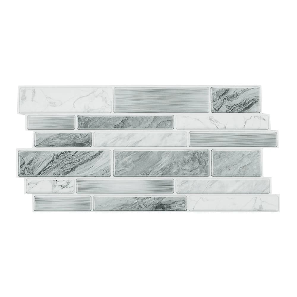 Voltsify 20Pcs Self-Adhesive Wall Tile Stickers with Marble Effect
