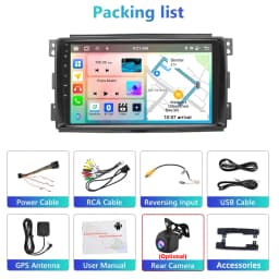 Podofo Android Car Radio For Mercedes-Benz Smart Fortwo 2005-2010 Android Auto 2 Din Multimedia Player Navigation GPS BT FM RDS