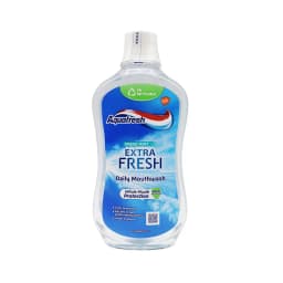 Aquafresh Daily Mouthwash Fresh Mint 500ML, Antibacterial Oral Care for Healthy Teeth and Gums