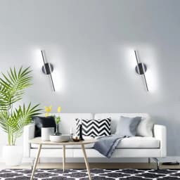 Black LED Interior Wall Sconce,16W Modern Wall Lamp,Black Lighting LED Wall Light for Bedroom, Living Room,Hallway, Stairs