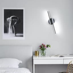Black LED Interior Wall Sconce,16W Modern Wall Lamp,Black Lighting LED Wall Light for Bedroom, Living Room,Hallway, Stairs