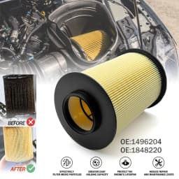 1496204 1848220 Replace Air Filter for Ford Focus Mk2 1.6 Tdci Fahren 1496204 1448616 1477153 1690582