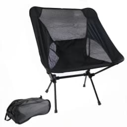 Portable Folding Camping Chair Compact Collapsible Backpacking Chair Beach Chair with Carry Bag for Outdoor Hiking Fishing