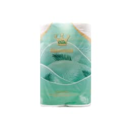 Little Duck Toilet Tissue 3Ply, Coconut Scented White Rolls, 18 Pack for Home and Bathroom Use
