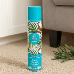 Foam Carpet Freshener Coconut Scent 350ML, Quick Drying Spray for Home Carpets and Rugs