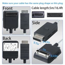BN39-02395A BN39-02395B One Connect Cable For Samsung TV SOC1001N SOC1001NB SOC1002N SOC1003N SOC1004N SOC1005N